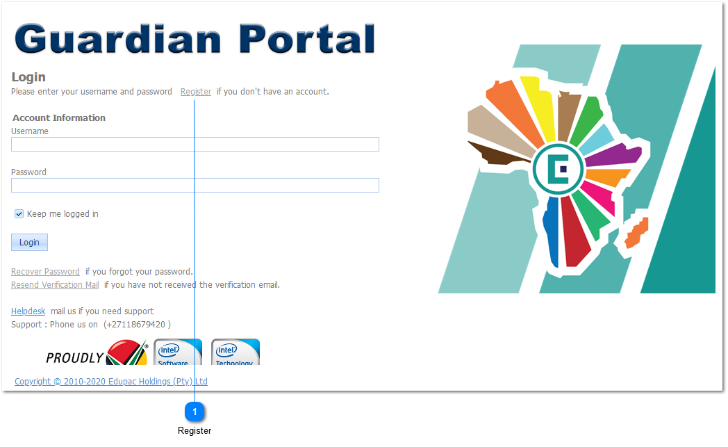 Portal User Registration