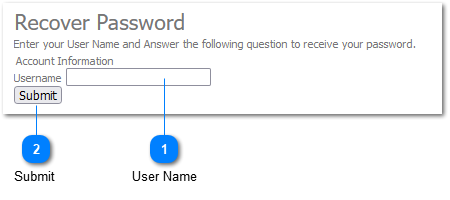 Recover Password