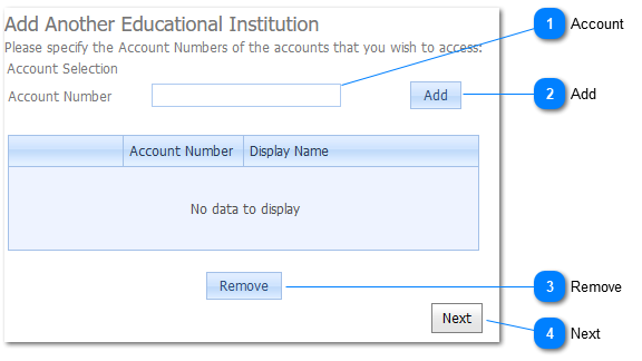 Step 5 - Account Selection